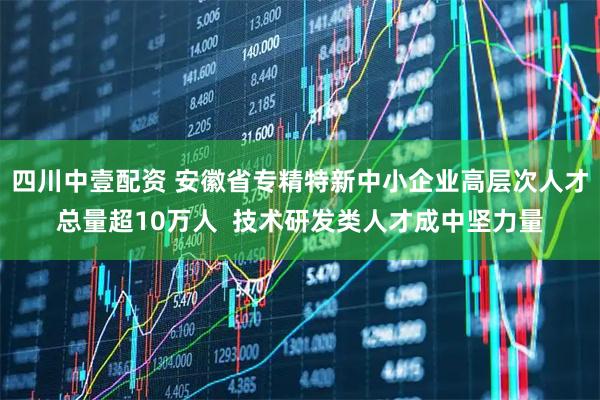 四川中壹配资 安徽省专精特新中小企业高层次人才总量超10万人  技术研发类人才成中坚力量